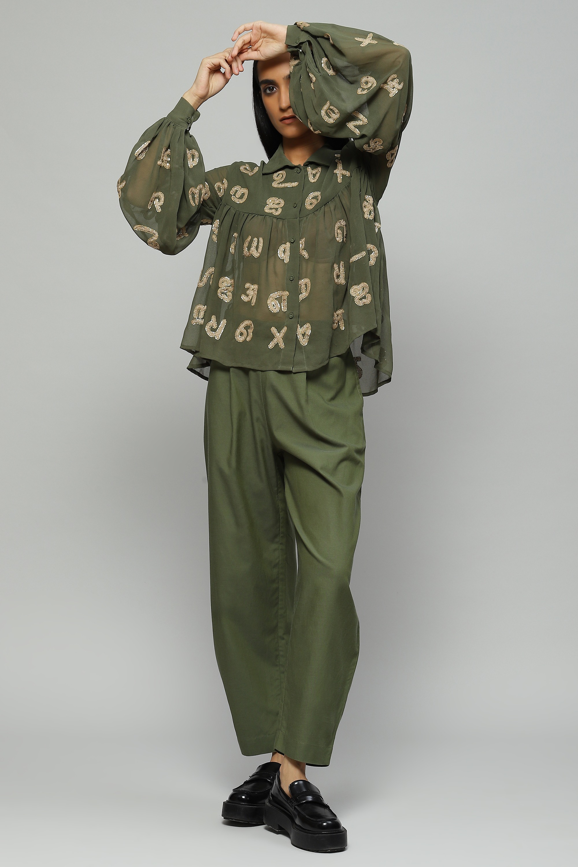 Embroidered And Sequinned Top