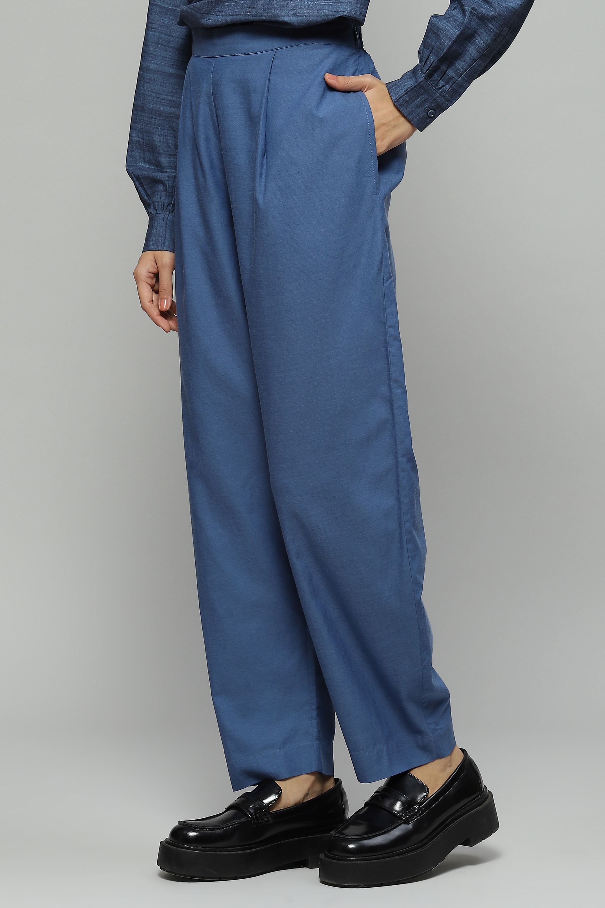 Cornflower Cotton Pant