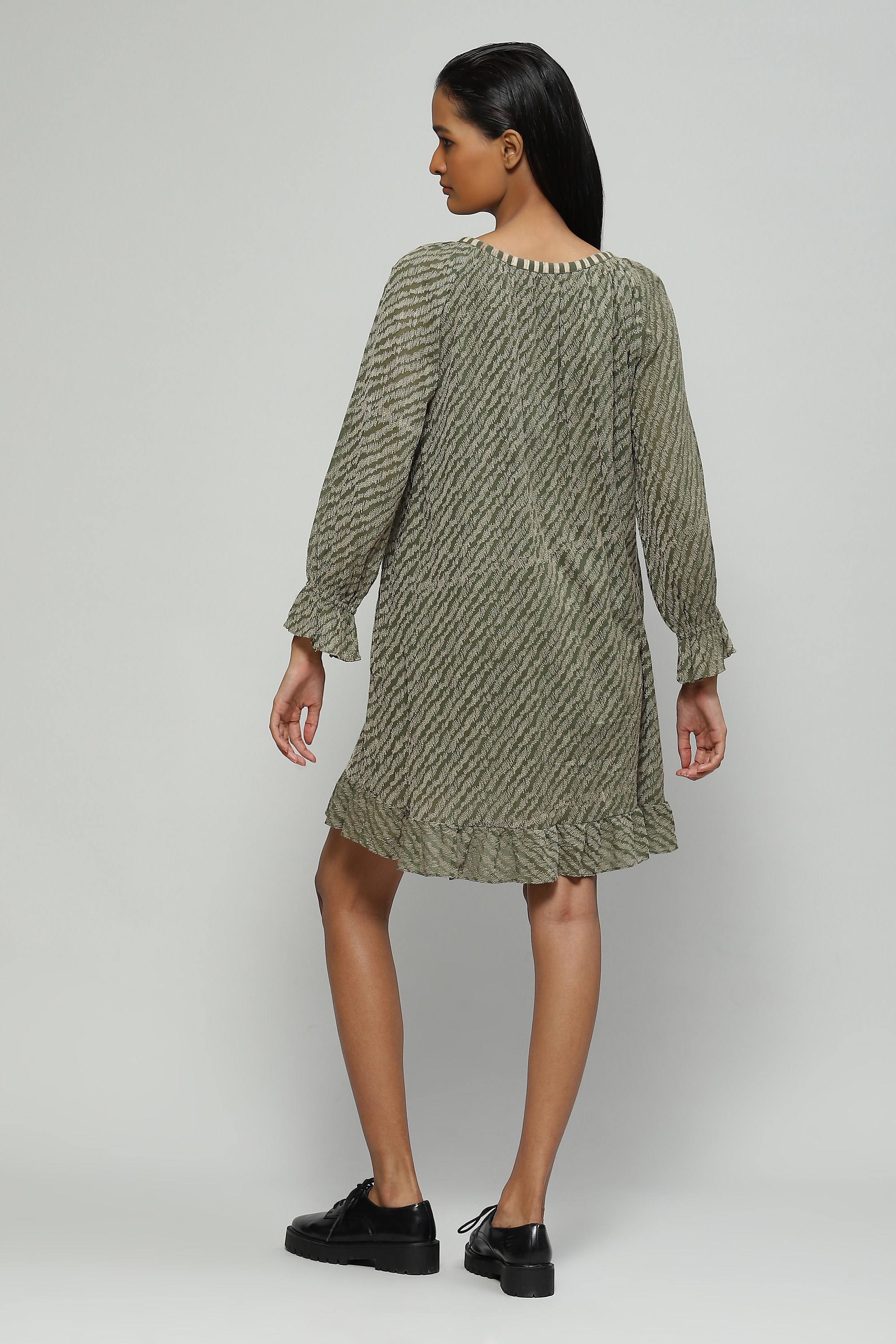 Embroidered Seagrass Dress