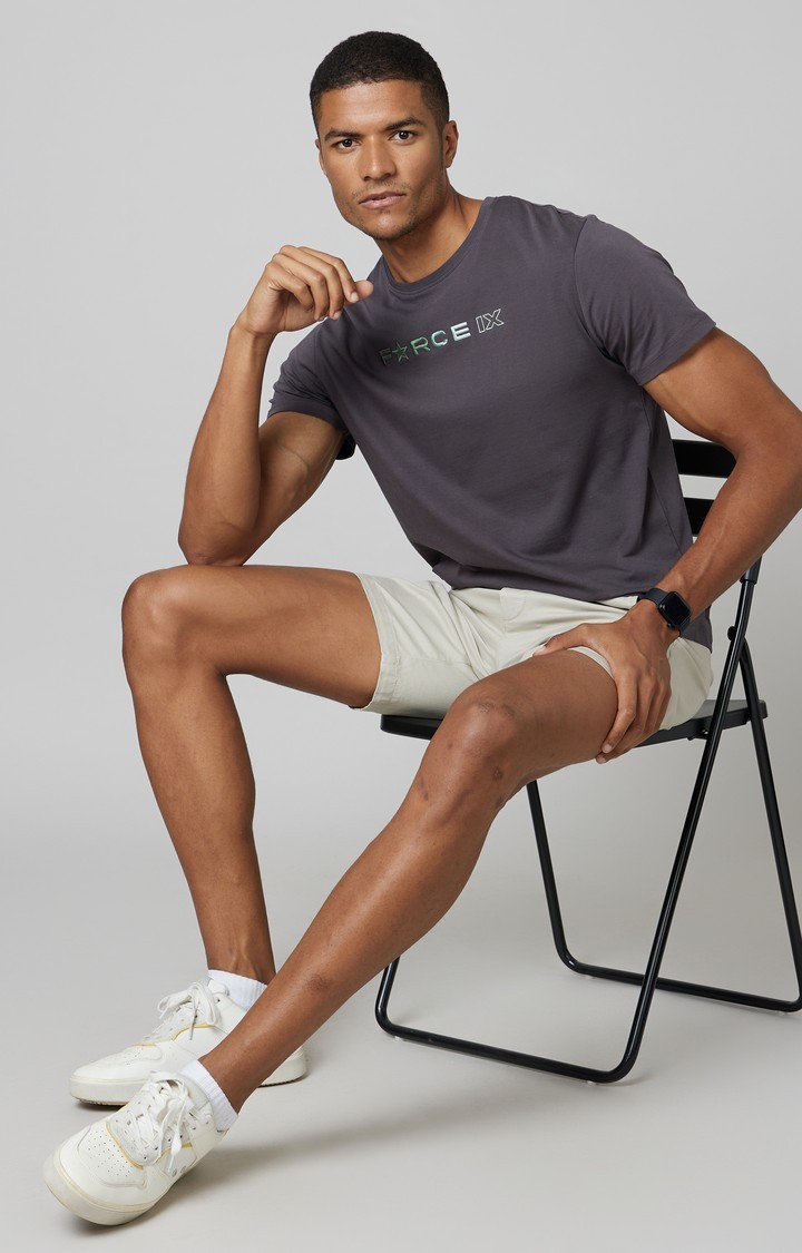Men Short Sleeves Round Neck T-Shirt