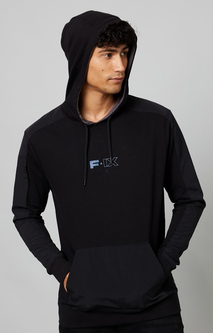 FORCE IX | Men Casual Relaxed Fit Hooded Sweatshirt