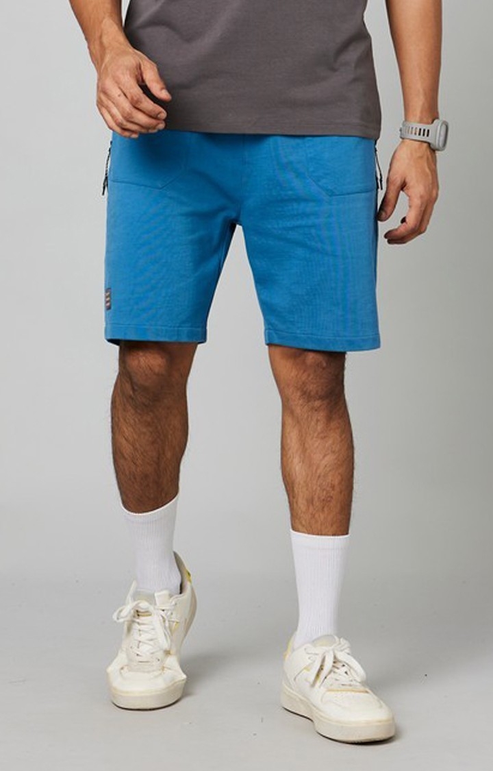 FORCE IX | Men's Dark Blue Cotton Shorts