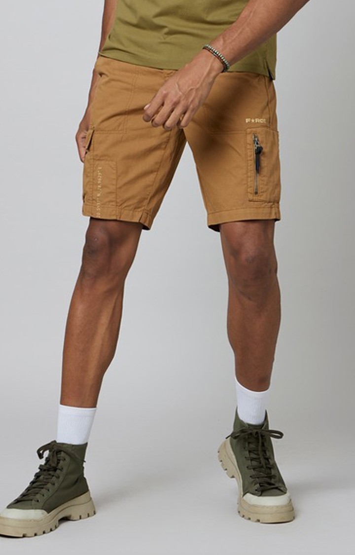 FORCE IX | Men's Khaki Cotton Shorts