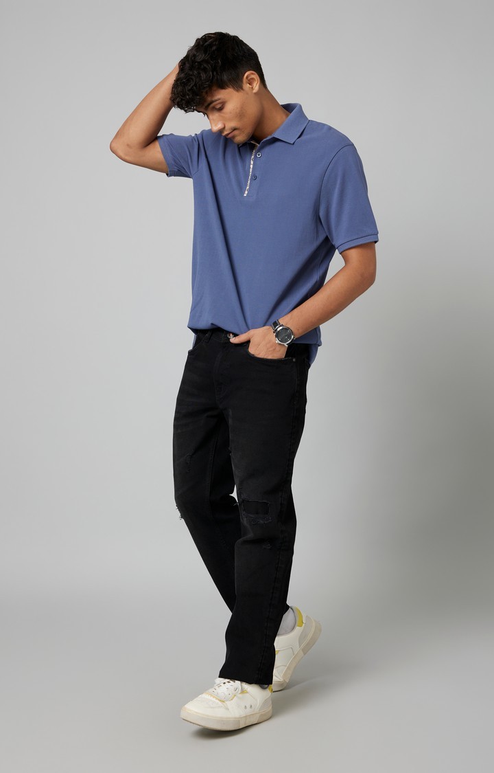 Men Casual Regular Fit Jeans