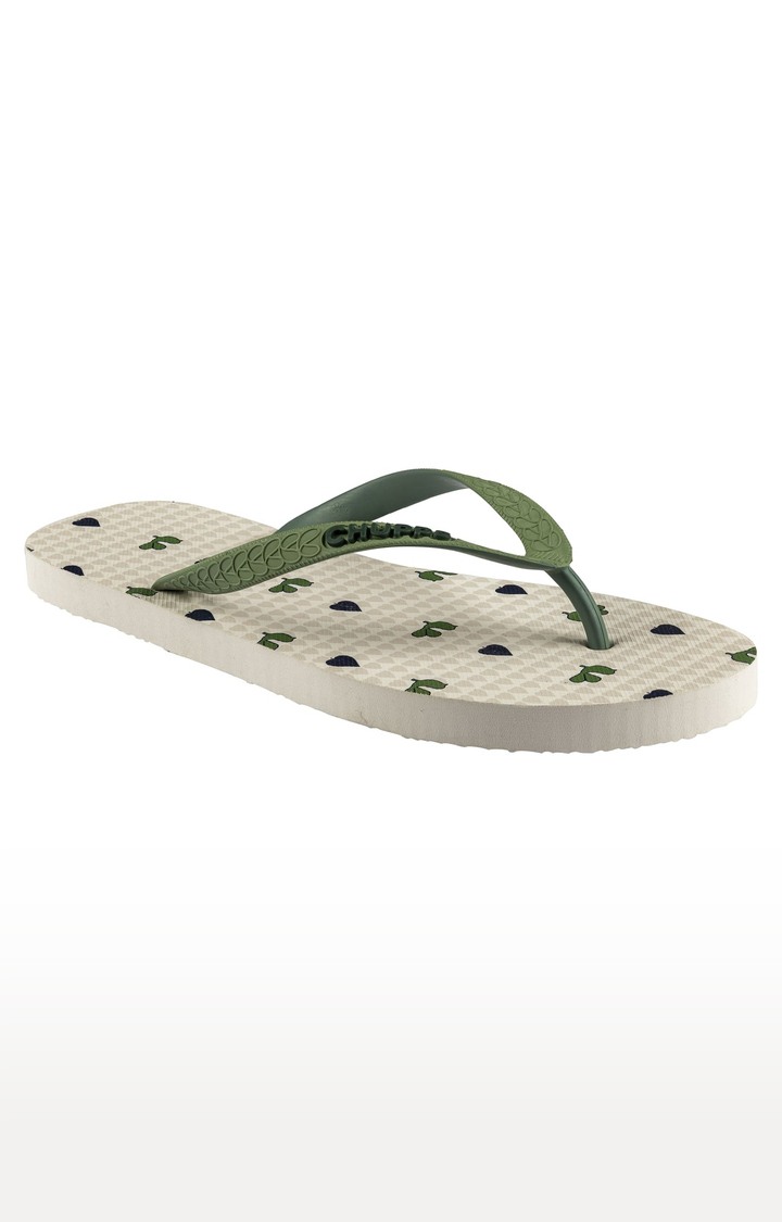 White rubber online slippers