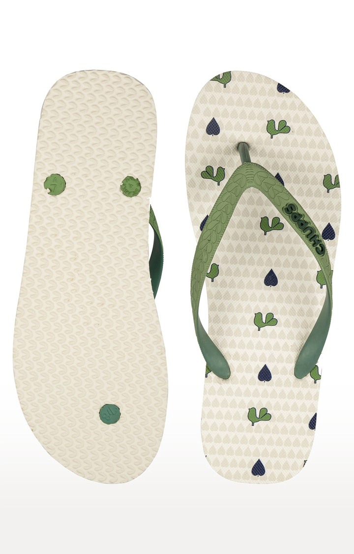 White store rubber slippers