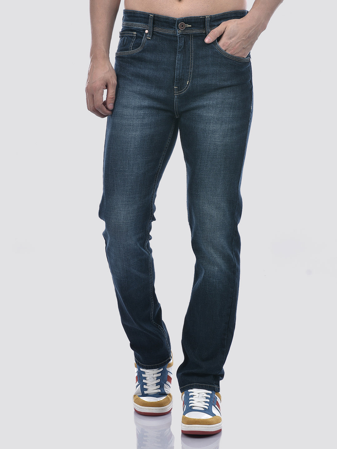 NUMERO UNO MENS JEANS NMJNRA4127 DARK BLUE