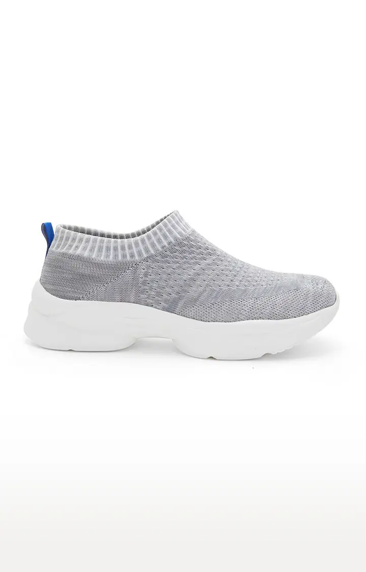 EvoMotion Women's Activewear Grey Slip-on Casuals Shoes