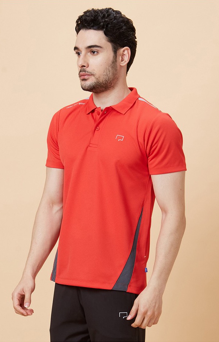 Men's Red Polo T-shirt