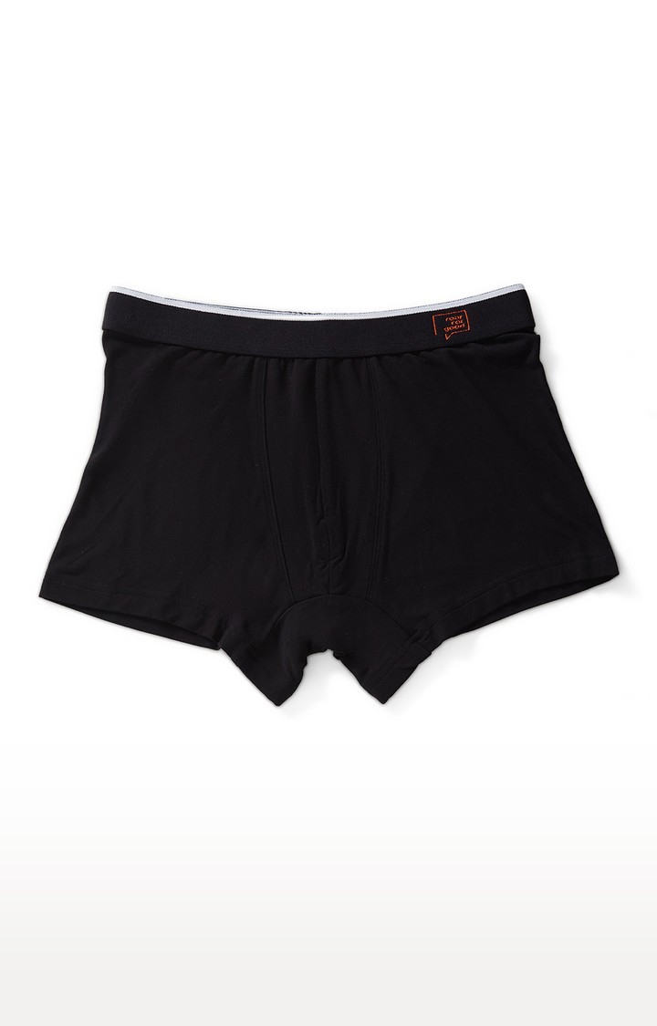 Men's Solid Bamboo Innerwear Black