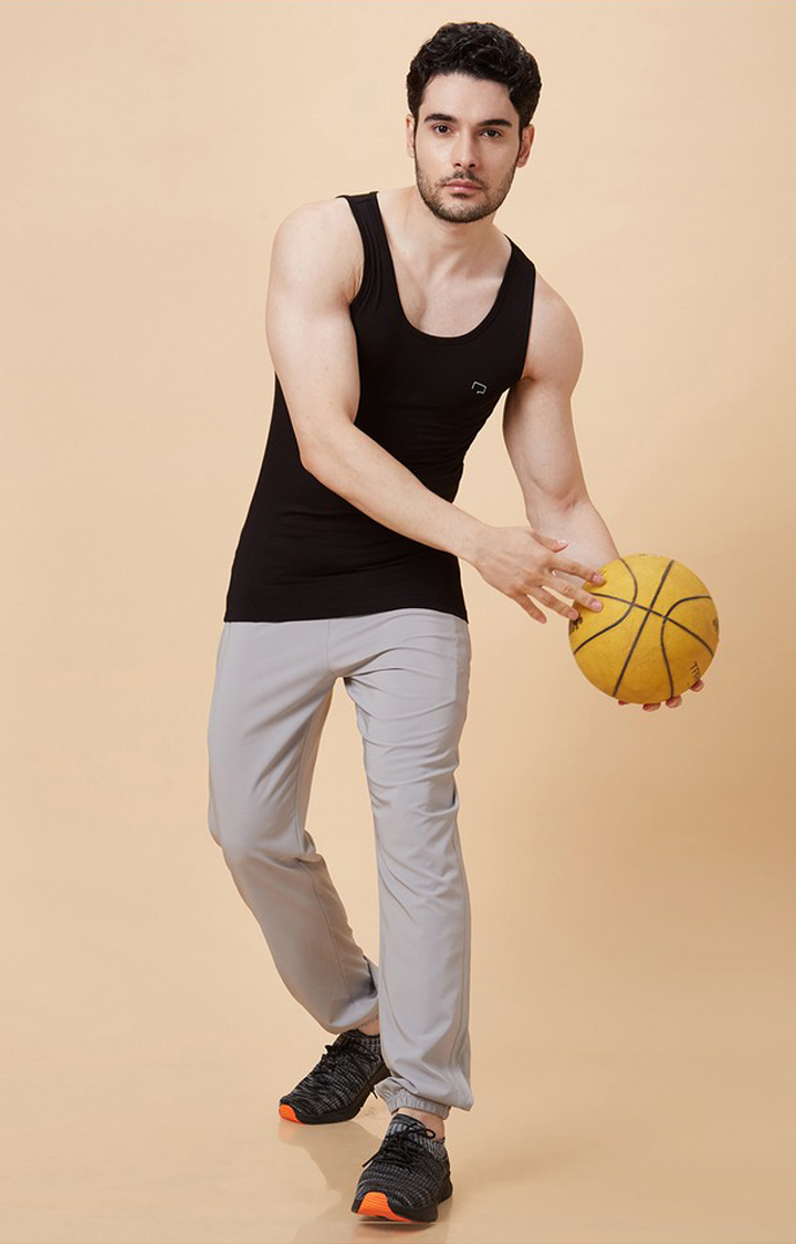 Men's Ease Fit Bamboo Men's Vest Black