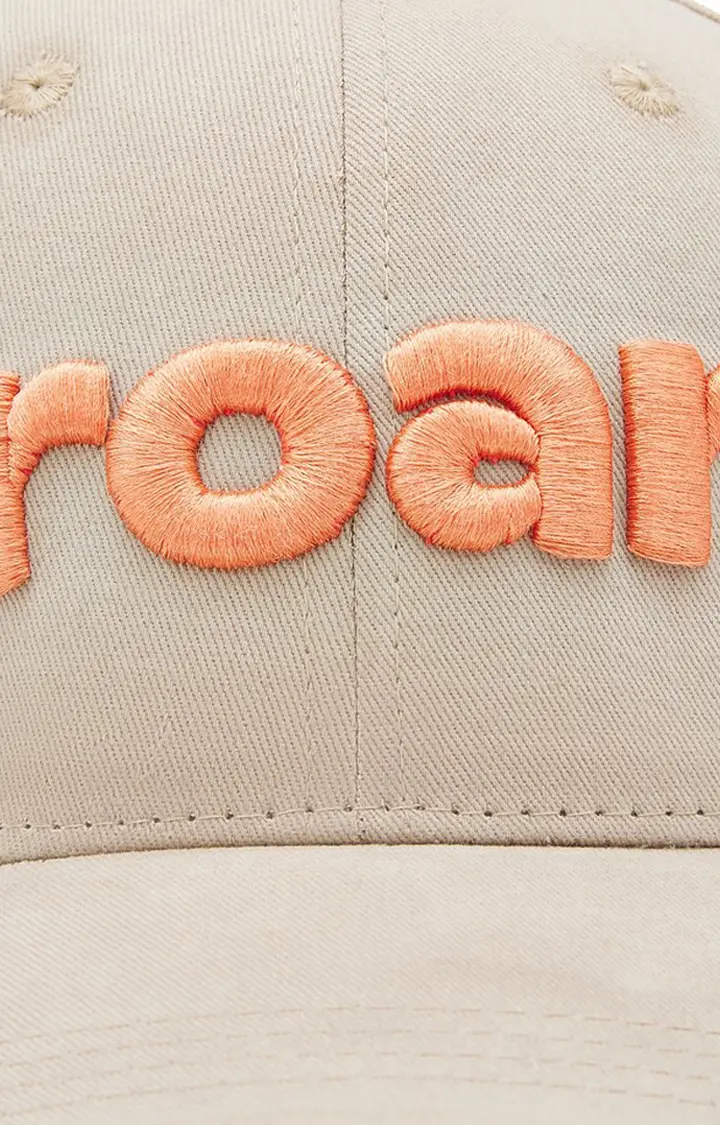 ROAR Twill Beige Baseball Cap