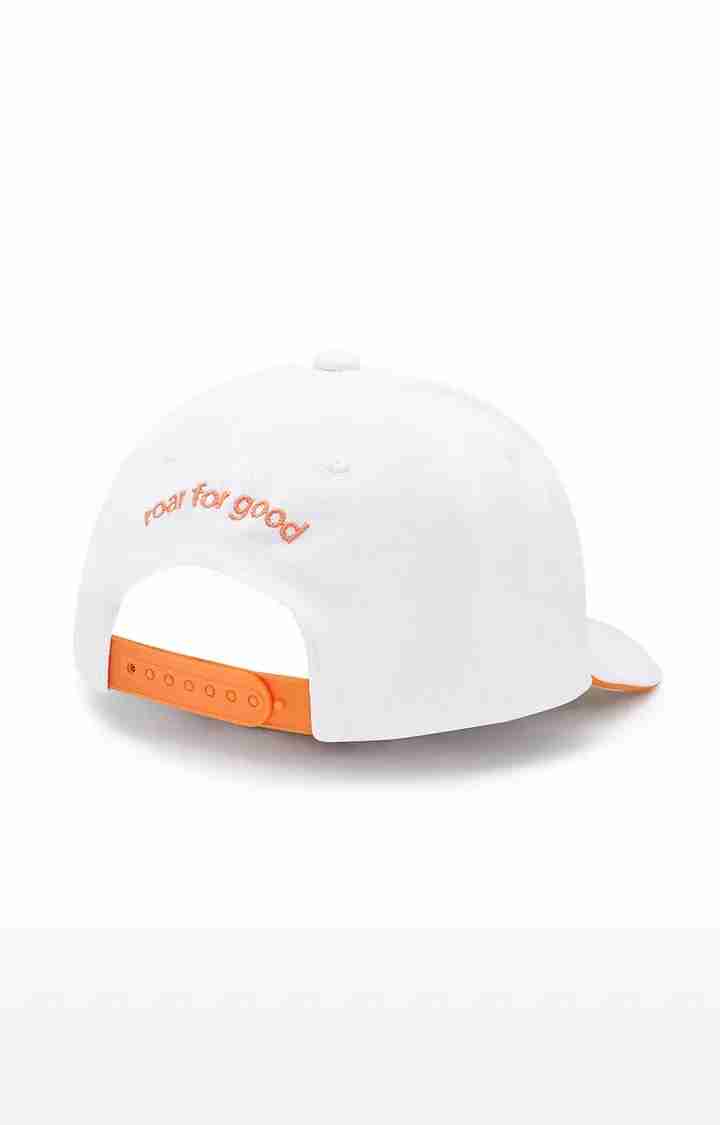 ROAR Twill White Baseball Cap