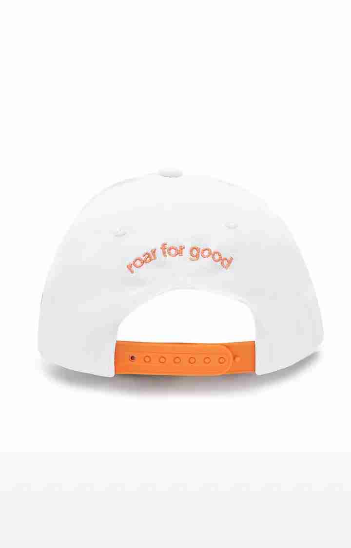 ROAR Twill White Baseball Cap