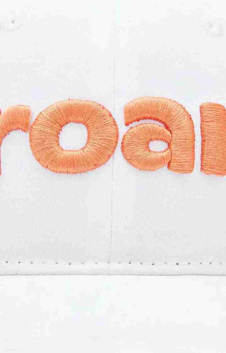 ROAR Twill White Baseball Cap