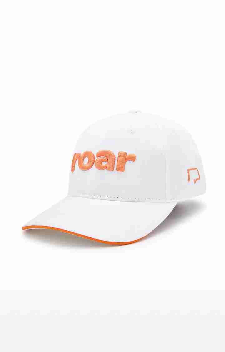 ROAR Twill White Baseball Cap