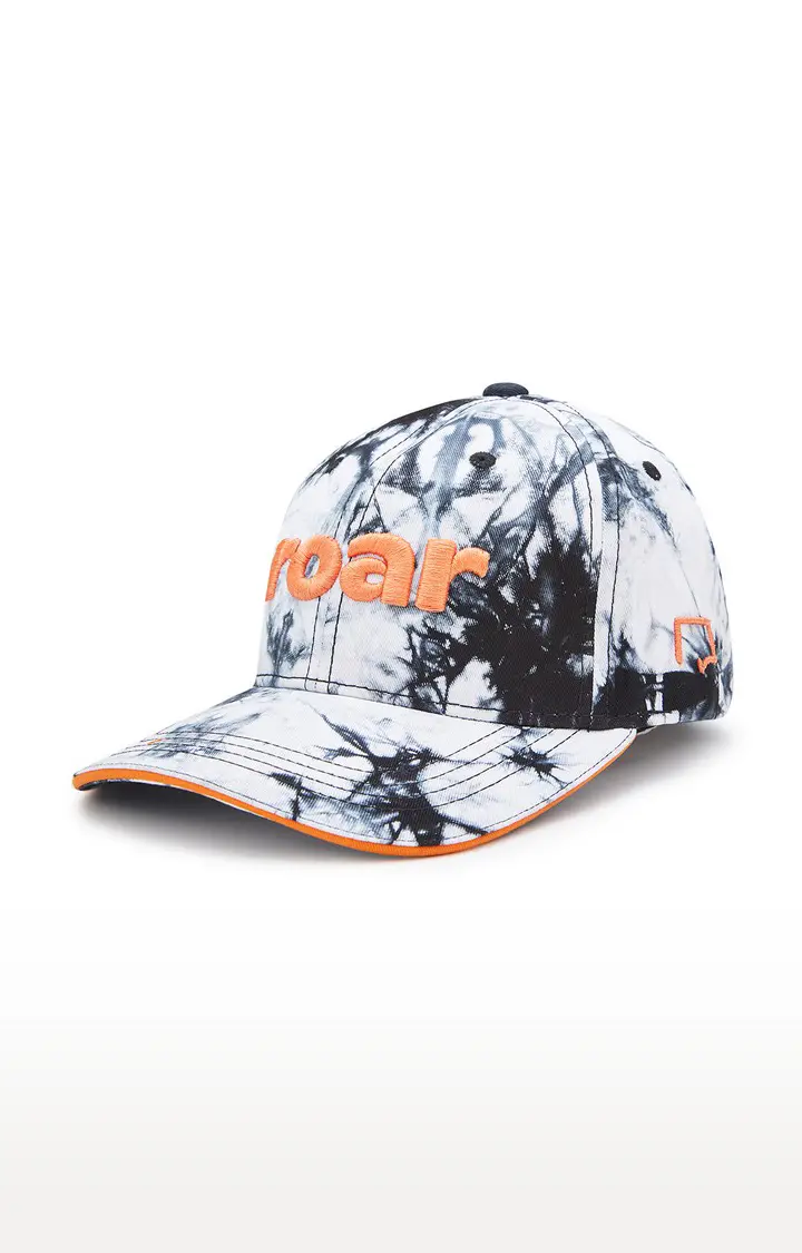 ROAR Tie Dye Black Baseball Cap