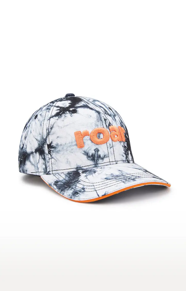 ROAR Tie Dye Black Baseball Cap