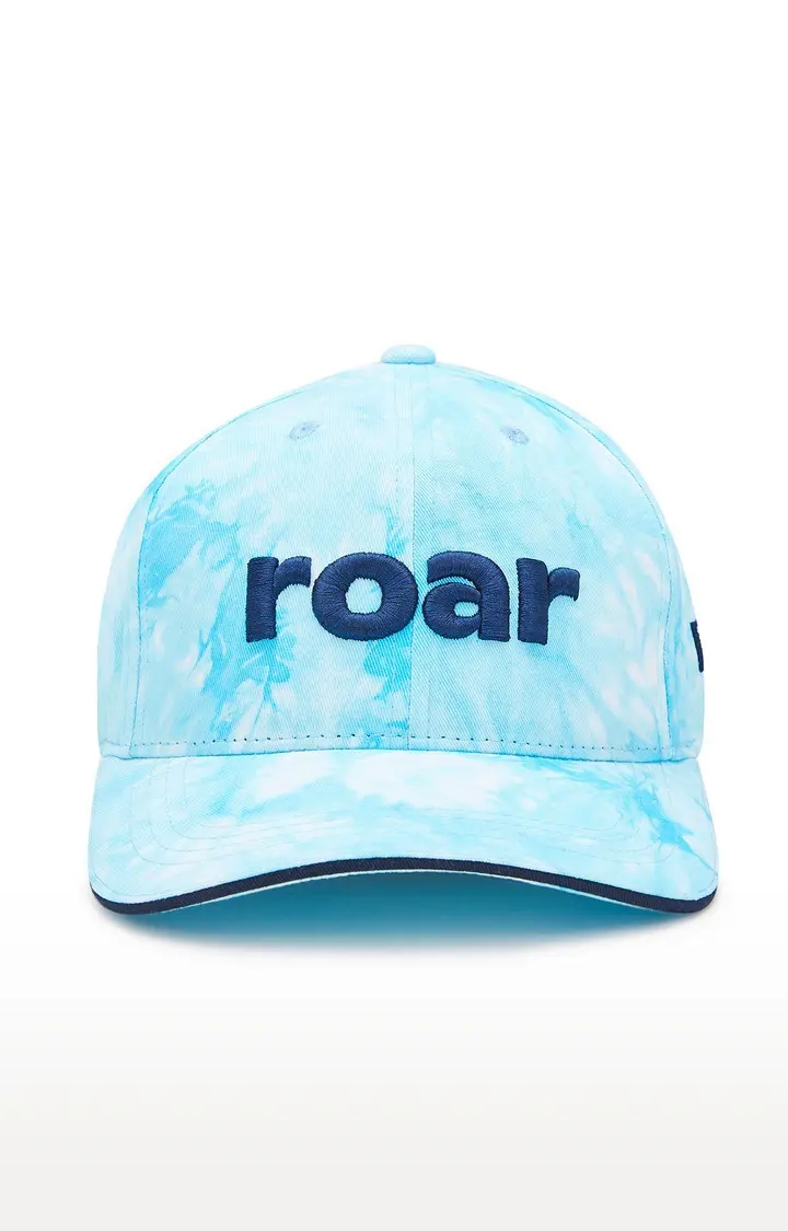 ROAR Tie Dye Blue Baseball Cap