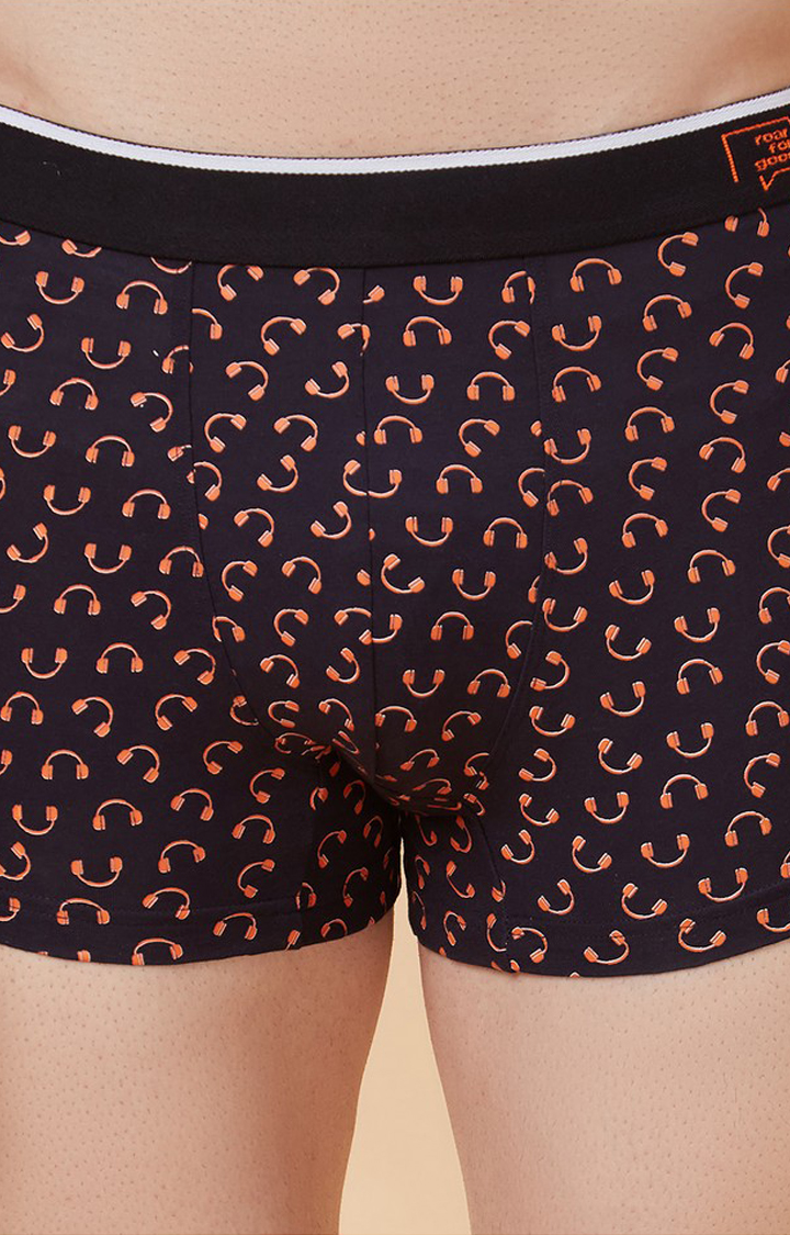 Men's Printed Bamboo Innerwear Navy