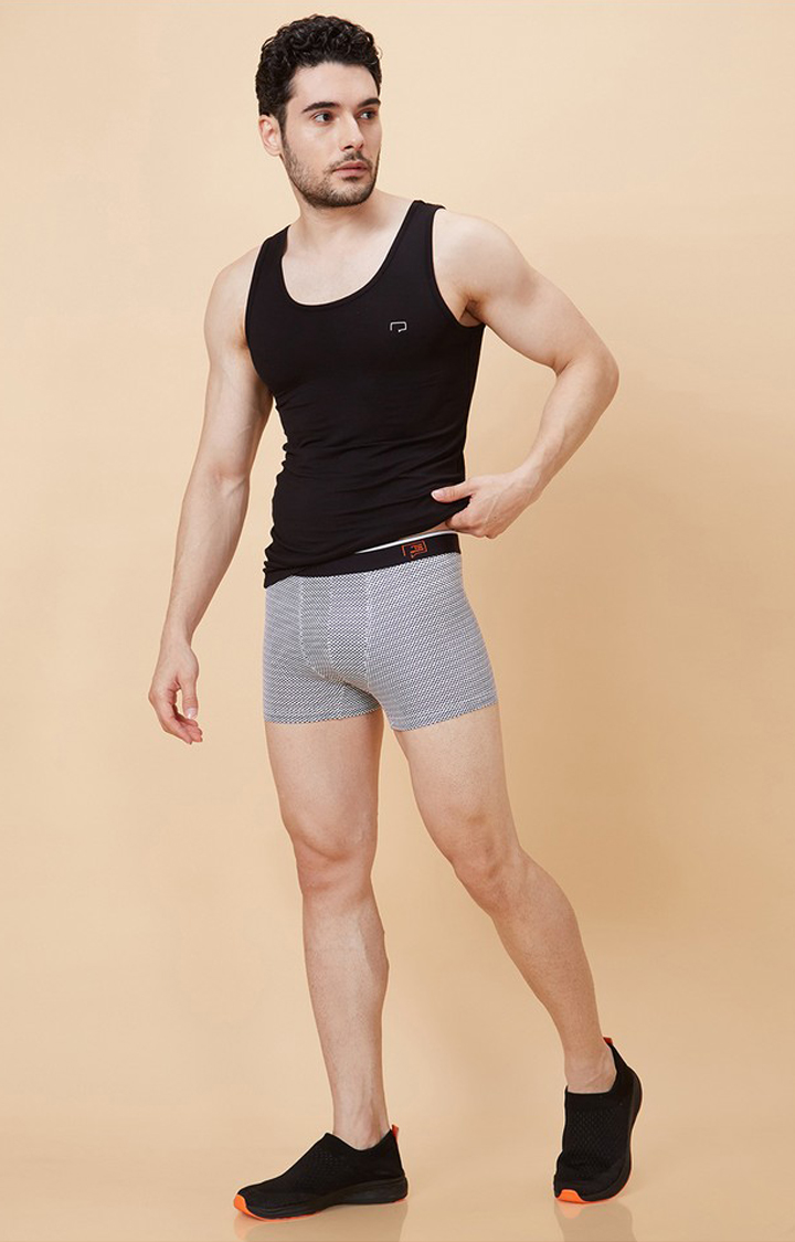 Men's Printed Bamboo Innerwear Trunks