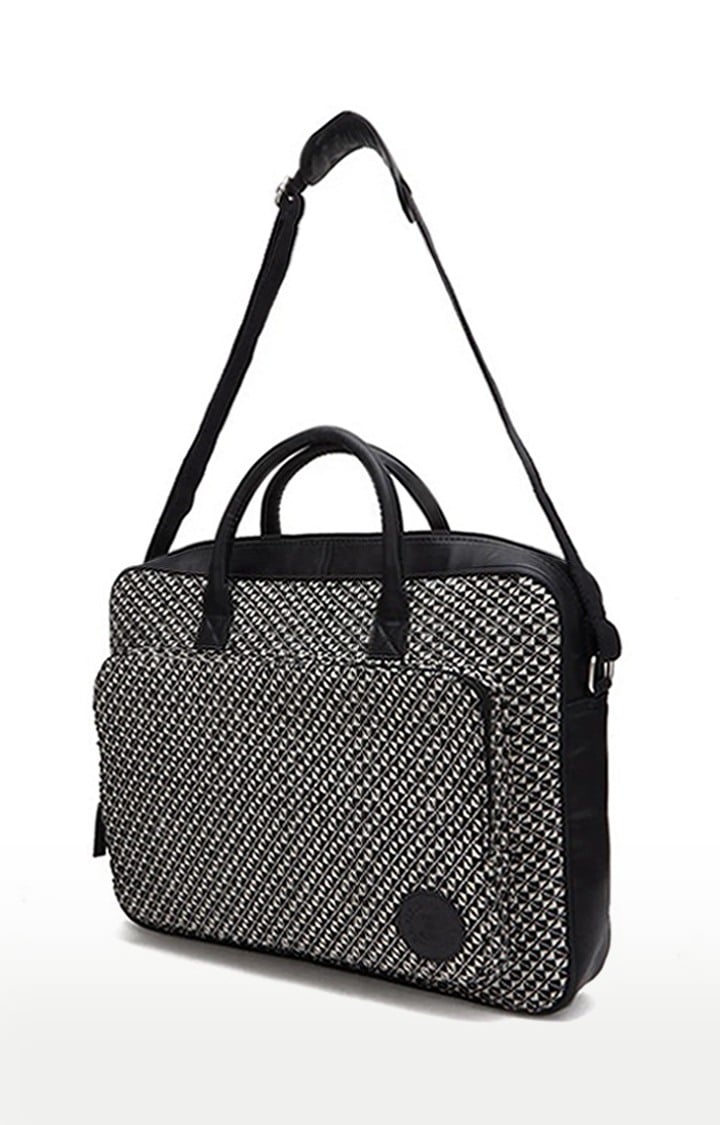 "Unisex Jacquard Laptop Bag"