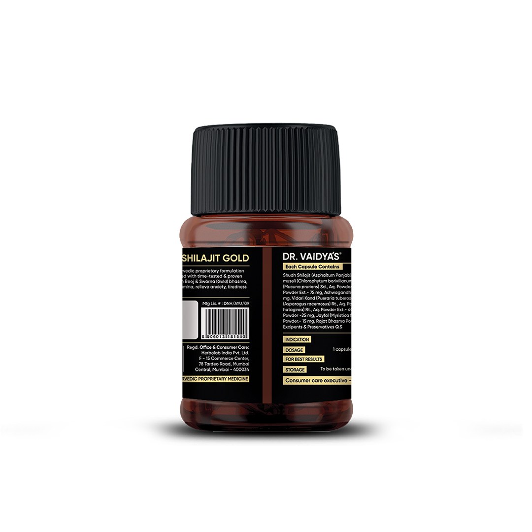 Dr Vaidya's Shilajit gold -30 Capsules