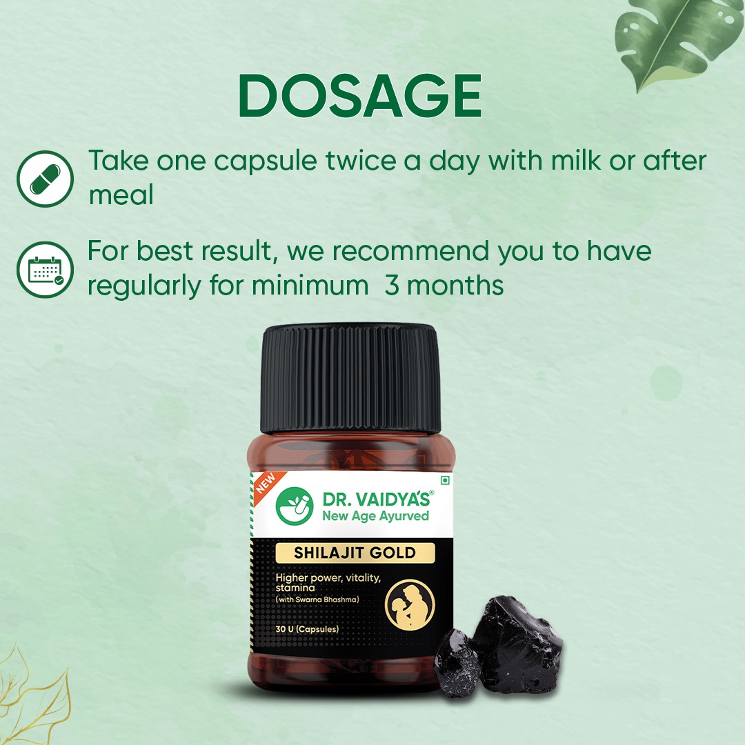 Dr Vaidya's Shilajit gold -30 Capsules