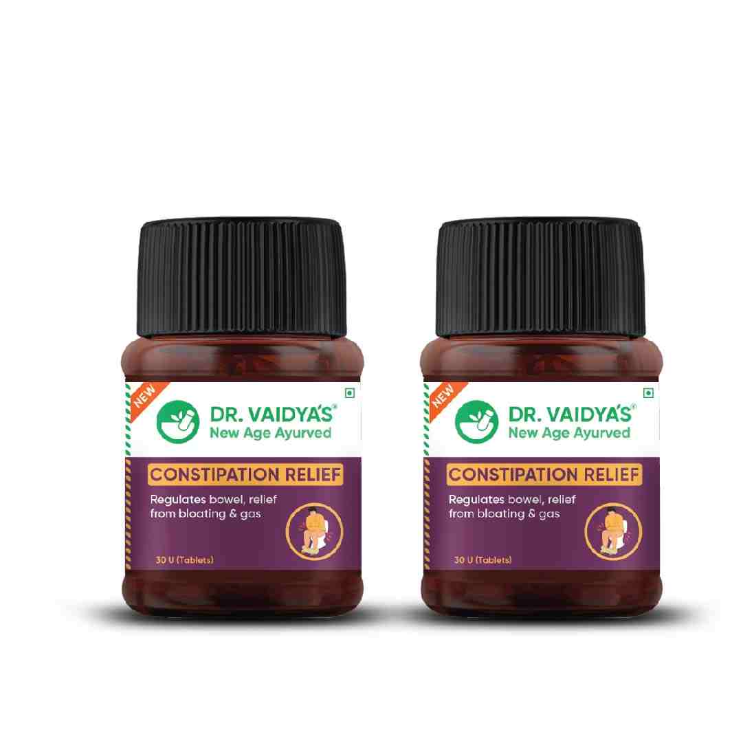 Dr Vaidya's Constipation Relief -30 Capsules - Pack Of 2