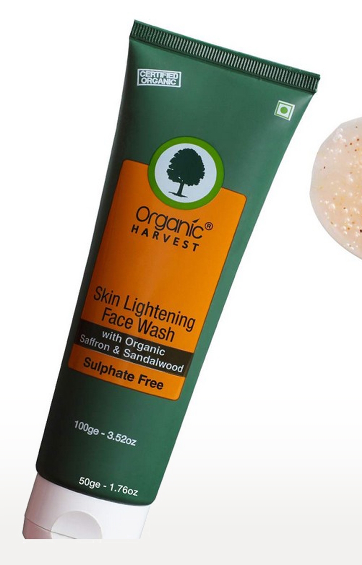 Organic Harvest | Organic Harvest Face Wash - Skin Lightening (Sulphate Free), 100gm 0