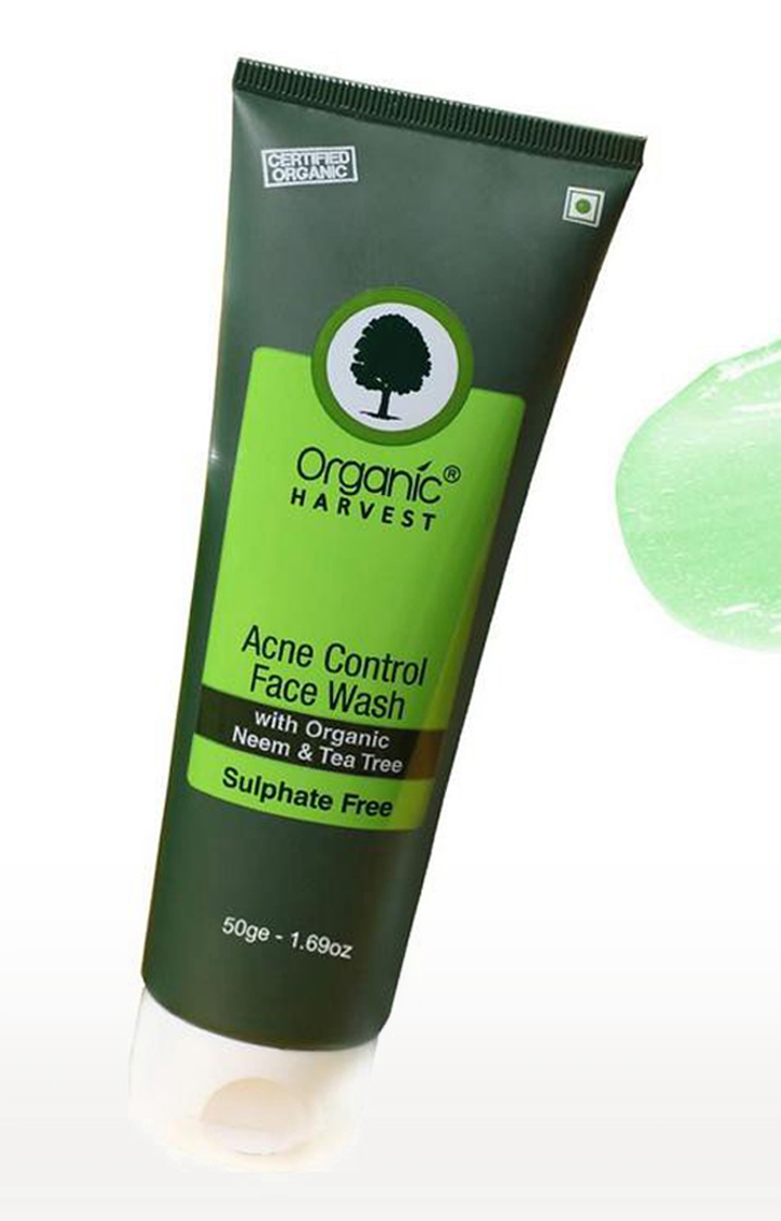 Organic Harvest | Acne Control Sulphate Free Face Wash - 50 gm 0