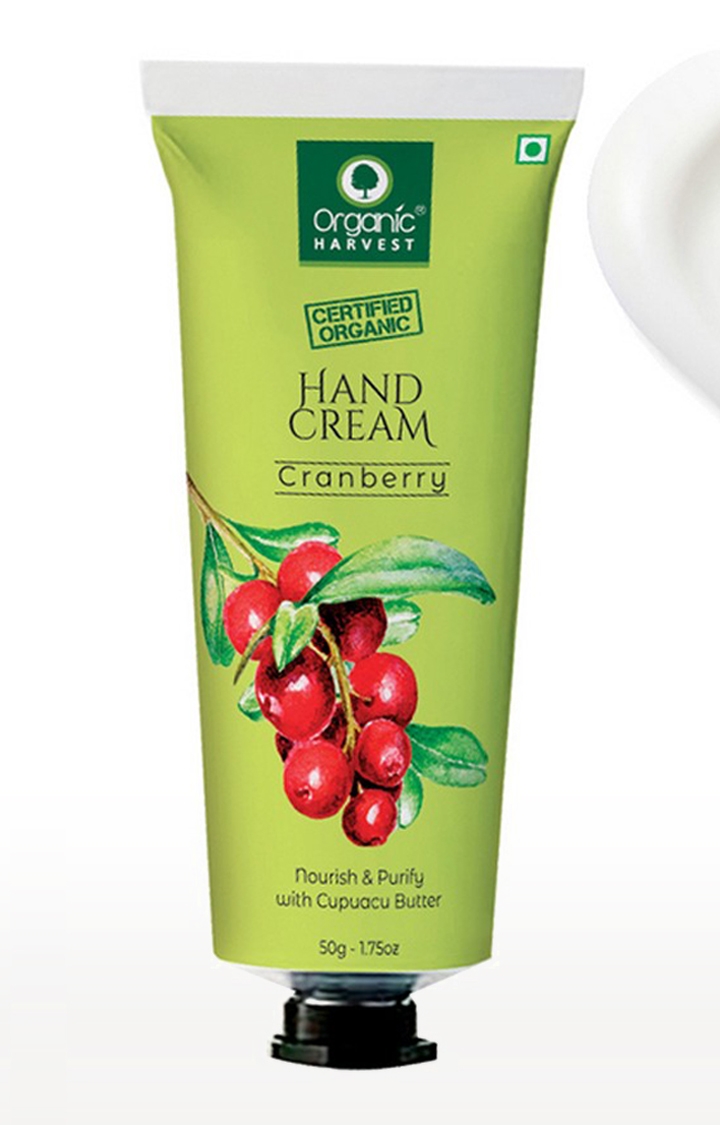 Organic Harvest | Organic Harvest Hand Cream - Cranberry, 50gm 0