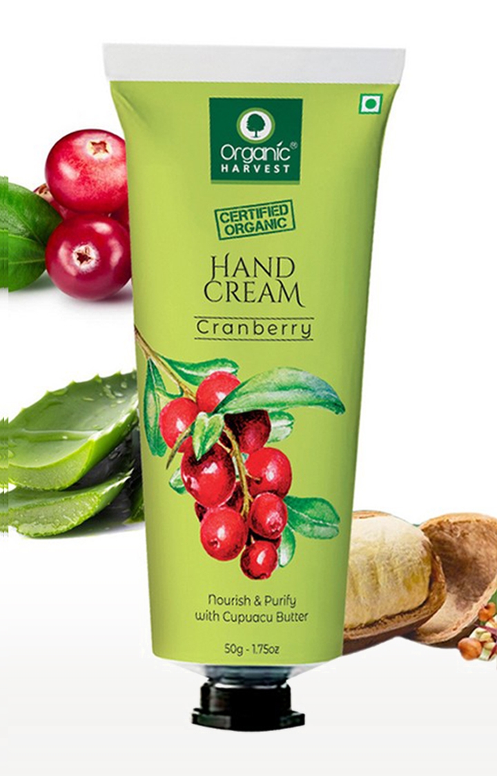 Organic Harvest | Organic Harvest Hand Cream - Cranberry, 50gm 1