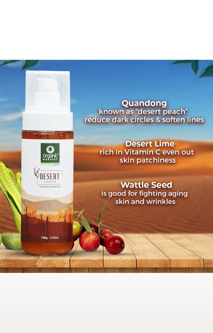 Organic Harvest | Desert Cleanser For Deep Hydration, 100 gm 1