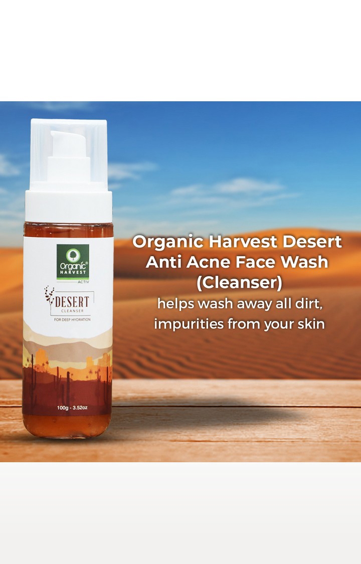 Organic Harvest | Desert Cleanser For Deep Hydration, 100 gm 3