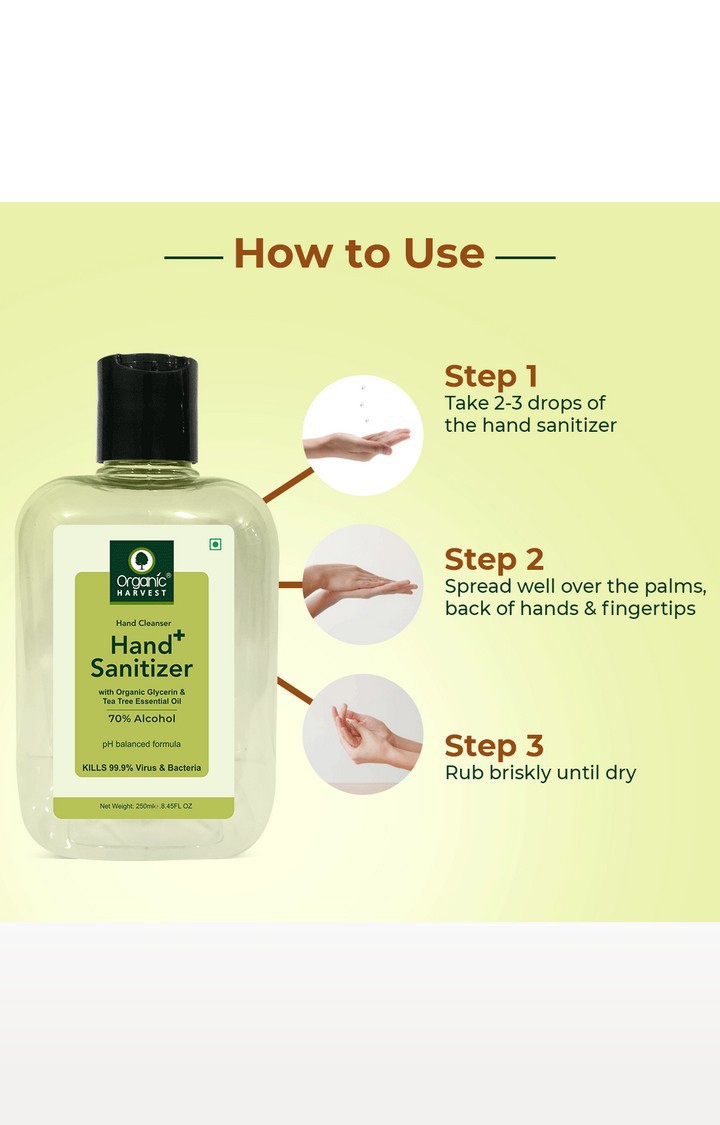 Organic Harvest | Organic Harvest Hand Sanitizer, 250ml 3