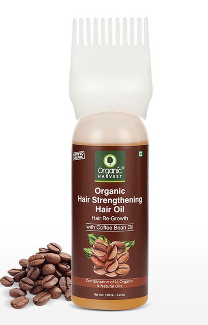 Organic Harvest | Organic Hair Strengthening Hair Oil ,150 ml 0