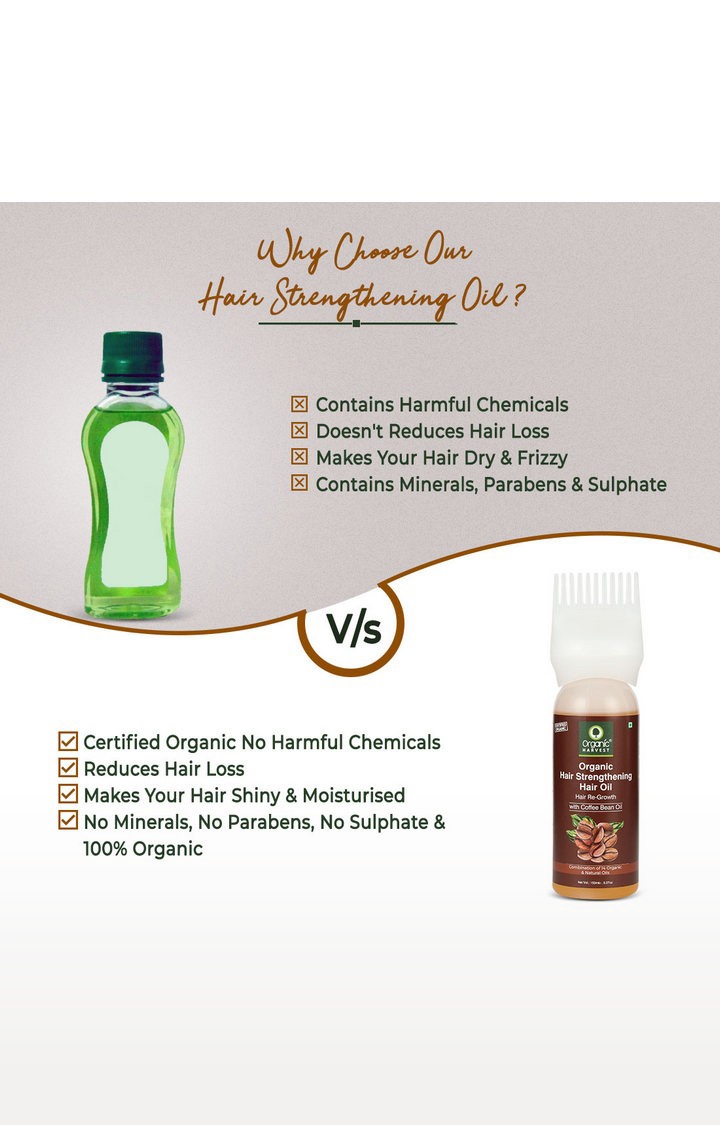 Organic Harvest | Organic Hair Strengthening Hair Oil ,150 ml 5