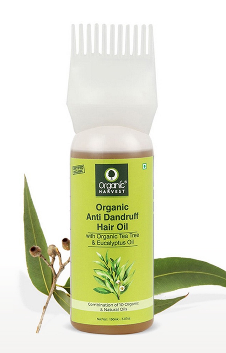Organic Harvest | Organic Anti Dandruff Hair Oil ,150 ml 0