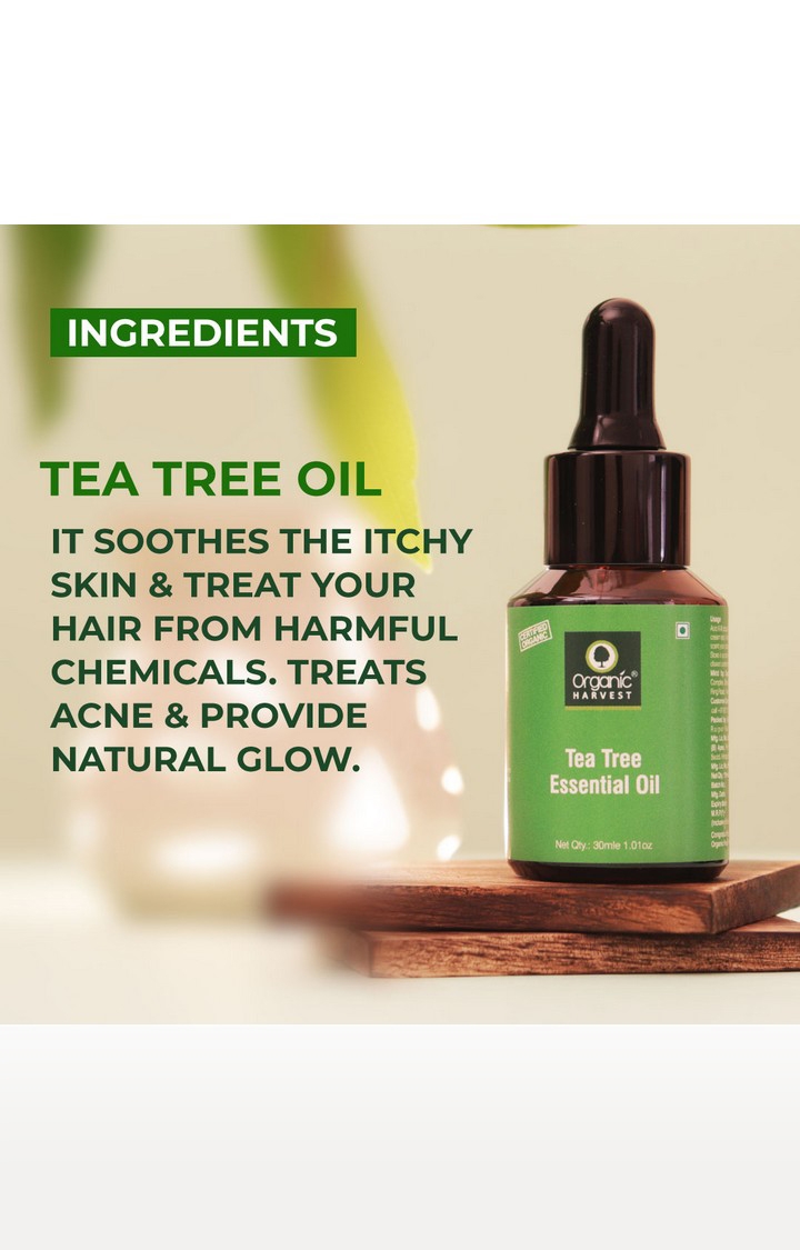 Organic Harvest | Organic Harvest Tea Tree Essential Oil, 30ml 3