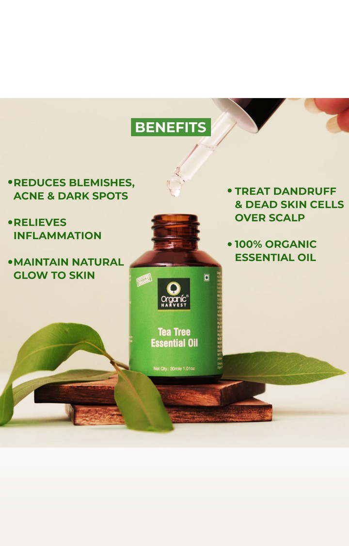 Organic Harvest | Organic Harvest Tea Tree Essential Oil, 30ml 1