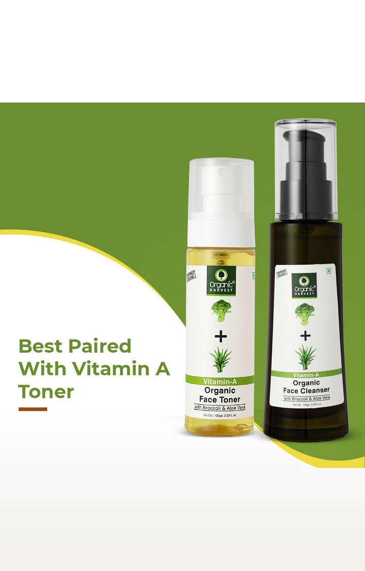 Organic Harvest | Organic Face Cleanser - Vitamin-A , 100 gm 1