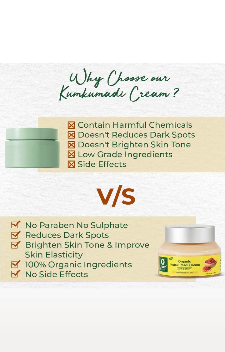 Organic Harvest | Organic Kumkumadi Cream With Saffron, 50 gm 5