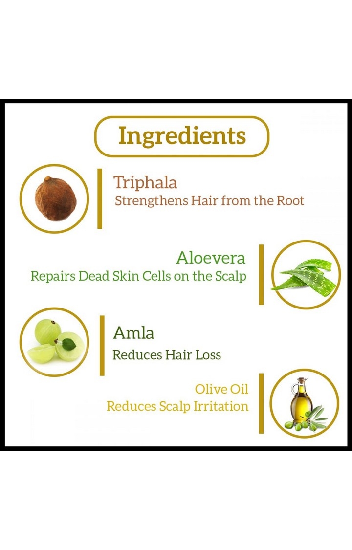 Khadi Natural | Triphala with Olive Oil Cleanser/ Shampoo Sulphate Paraben Free 3