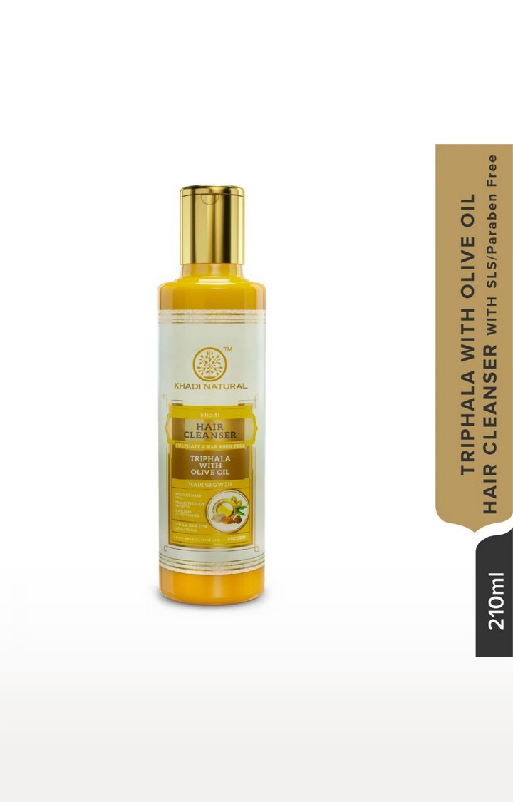Khadi Natural | Triphala with Olive Oil Cleanser/ Shampoo Sulphate Paraben Free 1