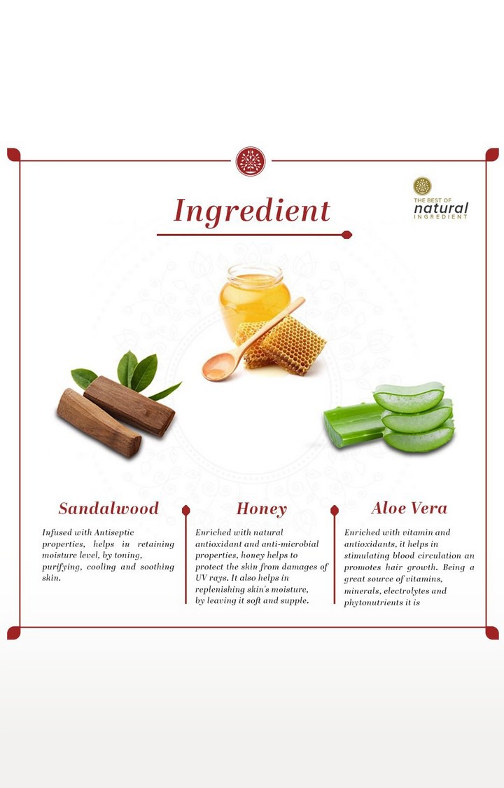 Khadi Natural Sandalwood and Honey Body Wash 