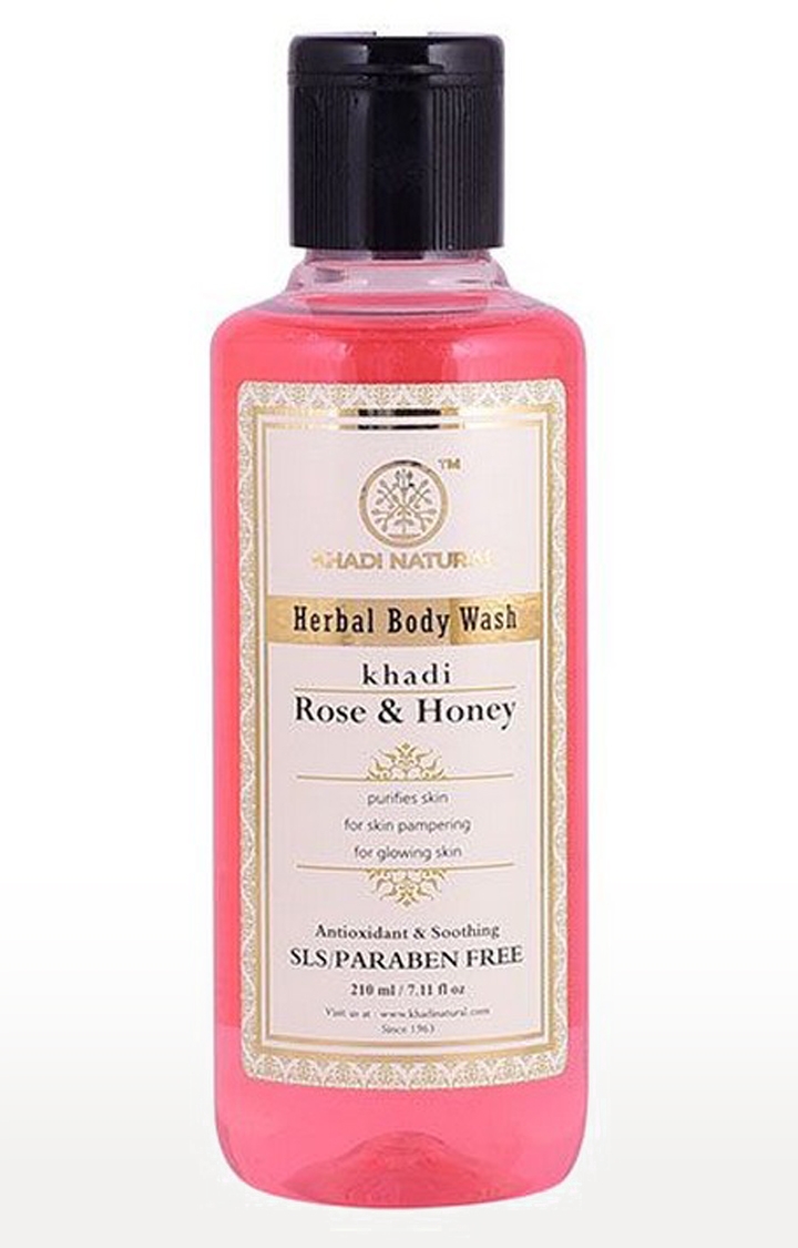 Khadi Natural | Khadi Natural Rose and Honey Body Wash Sls and Paraben Free  0