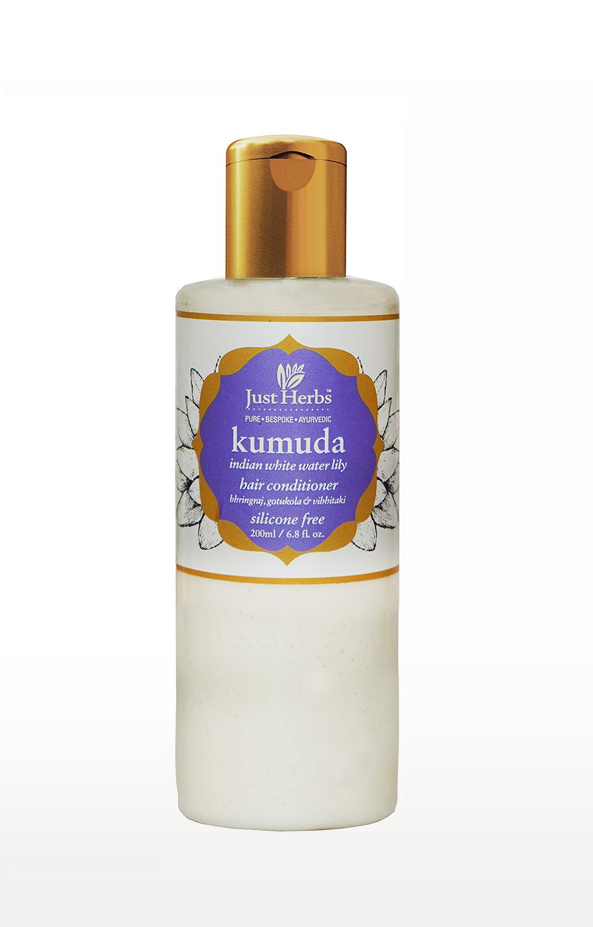 Just Herbs | Kumuda - Indian White Water Lily Silicone-Free Conditioner 0