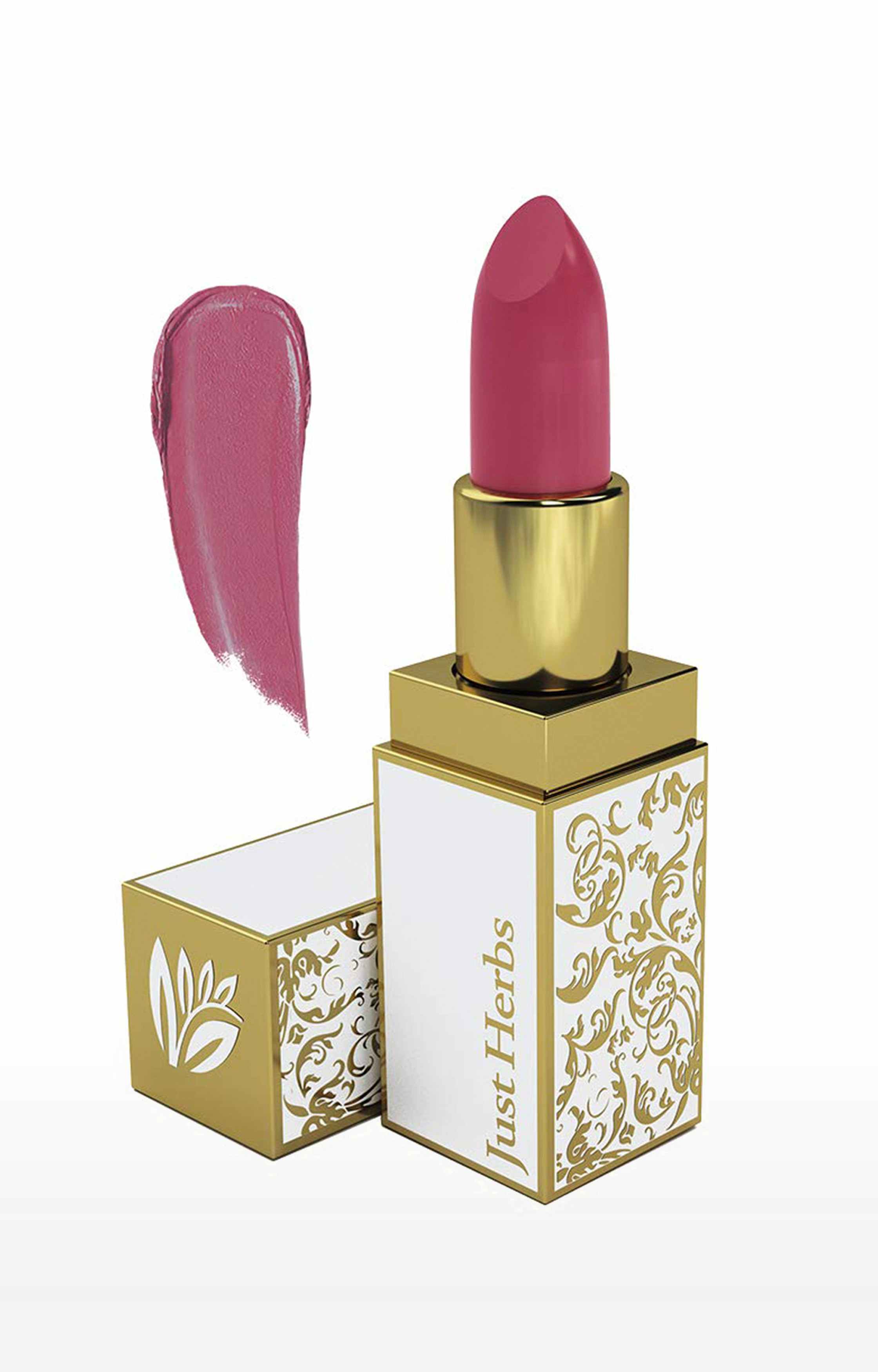 Just Herbs Herb Enriched Ayurvedic Lipstick (Pink, Shade no. 1)