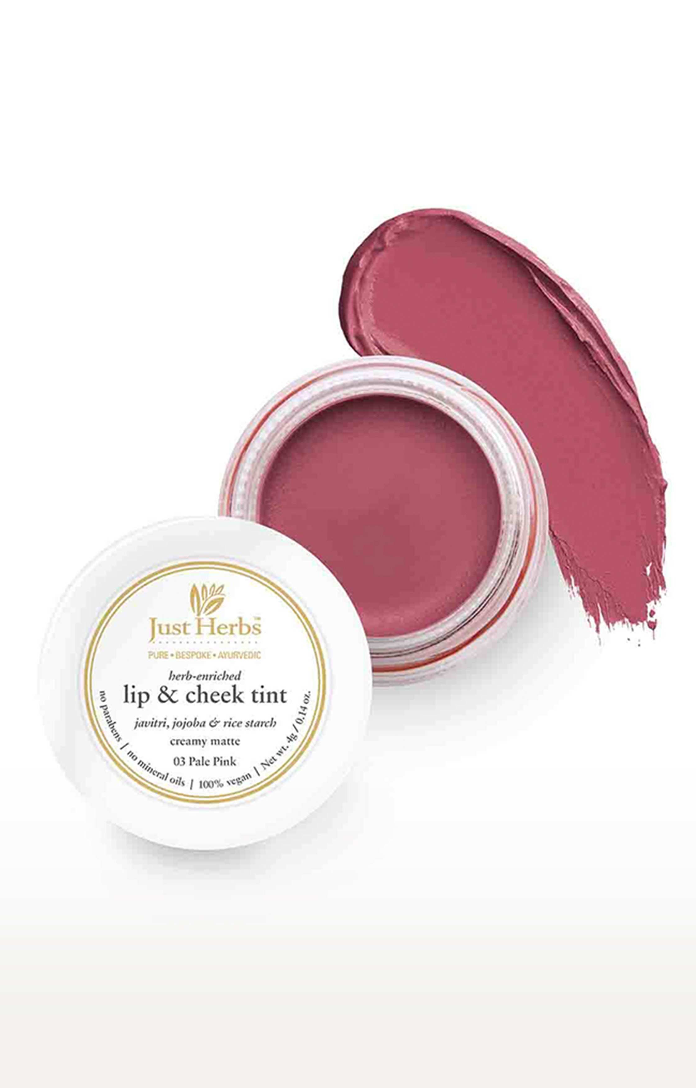 Just Herbs Lip and Cheek Tint -03 Pale pink